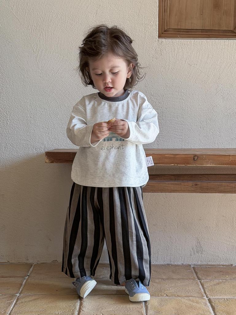 Completo Primaverile per Neonati Maschietti: T-shirt Carina a Cartoni Animati e Pantaloni Casual Versatili, Set Due Pezzi Stile Coreano per il Primo Compleanno