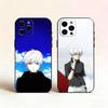 Anime Tokyo Ghoul Kaneki Ken Phone Case For iPhone 17,16,15,14,13,12,11 Plus,Pro Max,XS,Soft Silicone Black Cover