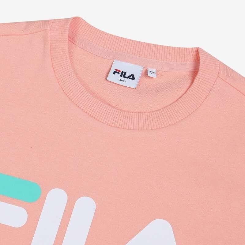 FILA Sweatshirts Unisex Pink Crew Neck Moderate Other FS2POC1001X-SAN
