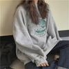 Women's Autumn Harajuku Style Loose Sweater Jacket - Versatile and Lightweight, 2025 Collection