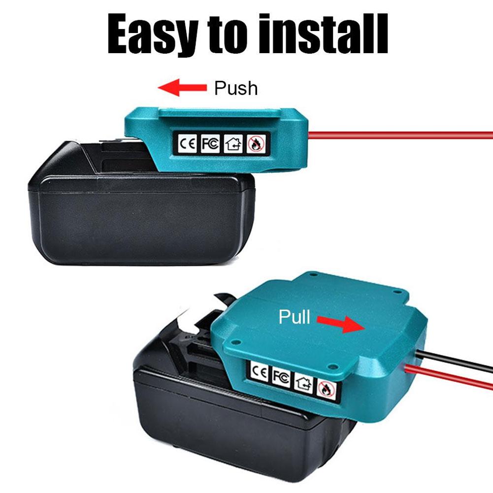 Power Wheels Adaptor for Makita 18V Li-ion Battery Power Mount Connector DIY Adapter Dock Holder For Power Tool RC Toys Robotics