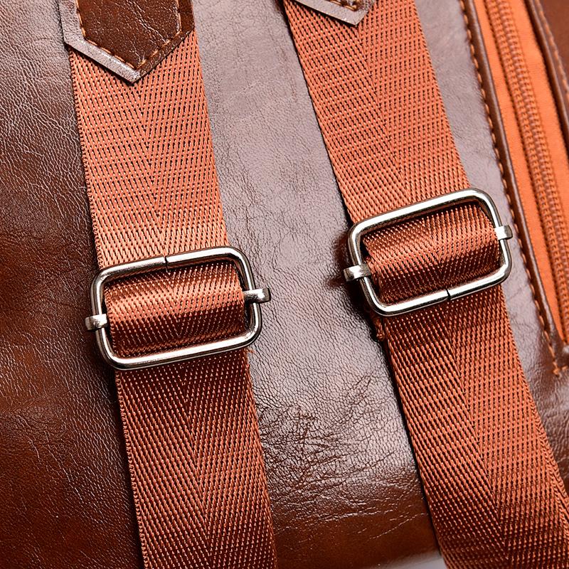 Women's Multi-Functional Backpack Dual-Use Shoulder Bag Soft Leather Travel Bag