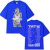 Tate McRae Miss Possessive Tour Merch T-shirt Unisex Donna Harajuku Girocollo Manica Corta T-shirt Cotone Casual T-shirt Streetwear