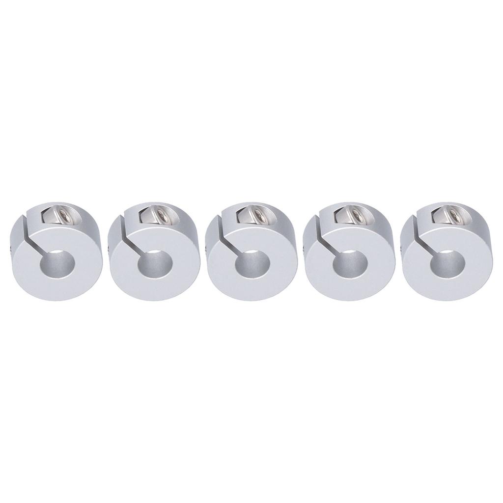 5PCS 4910 Series Shaft Collar Aluminum Alloy Clamp Style Shaft Collar for Robots and Engineering Equipment