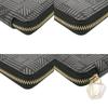 Used AUTHENTIC MOREAU PARIS Zip Mini Wallet coin purse Black Leather