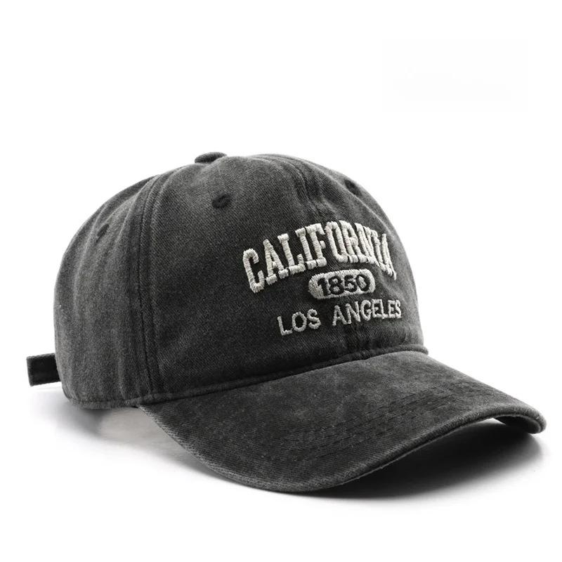 2025 Spring/Summer Unisex Cotton Baseball Cap Vintage Washed with Alphabet ALWAYS Embroidery - Hip-Hop Inspired Snapback Design