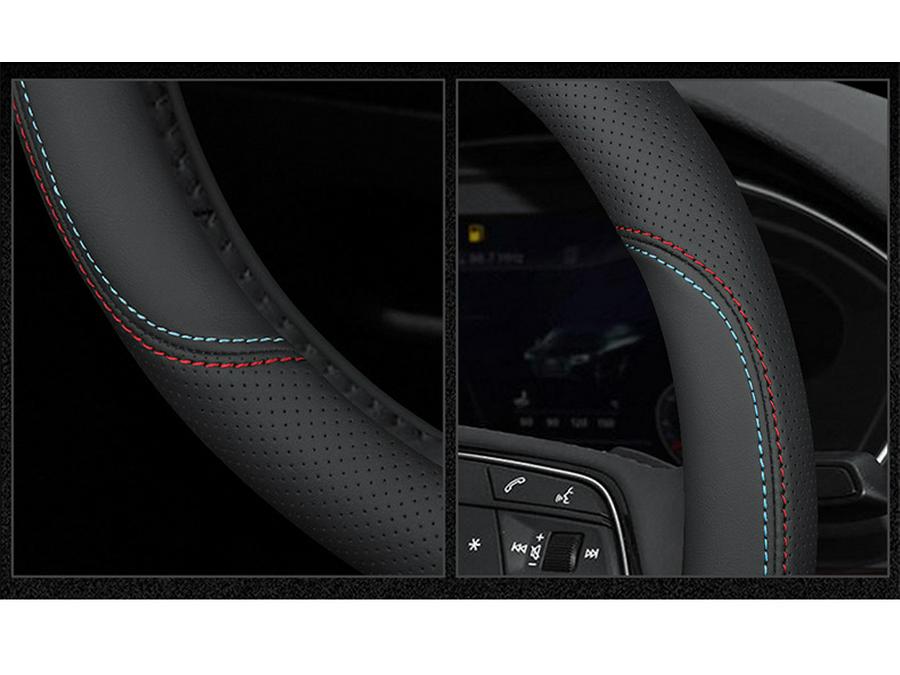 Lynk&Co Models 01-06 Winter Steering Wheel Cover - Genuine Leather, Ultra-thin