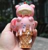 Cute Kawaii  Pikachu Snorlax Psyduck Bulbasaur Icecream Figure Toys for Girls