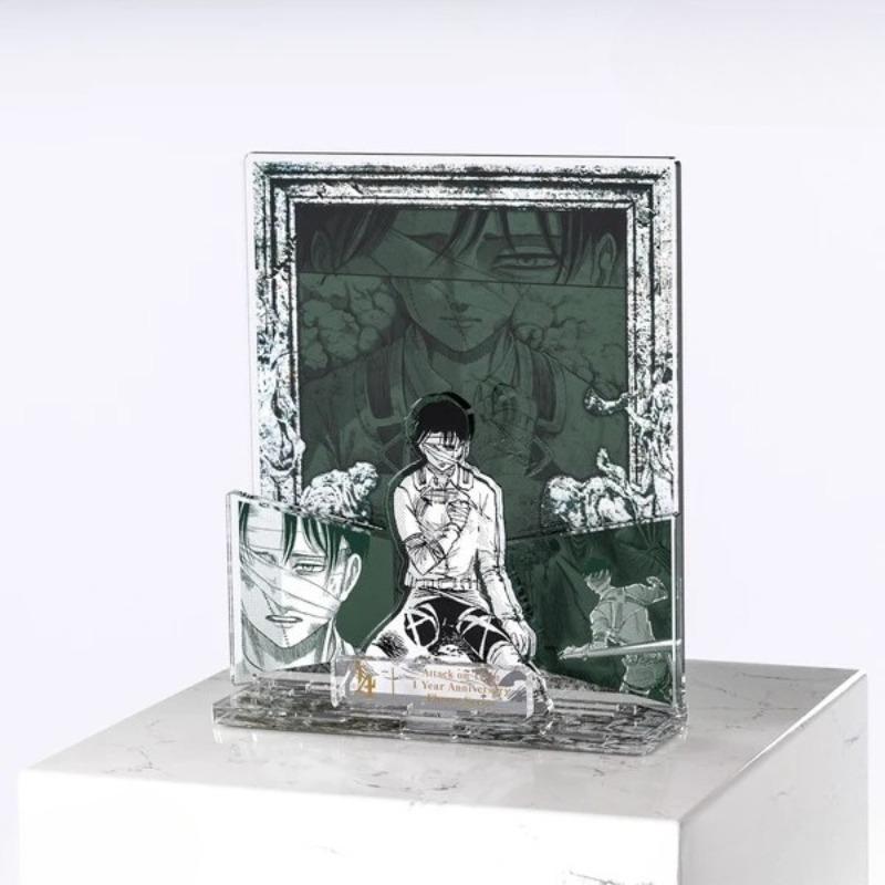 Attack On Titan Japanese Anime Peripherals Acrylic Stands Figure Collectible Desk Ornaments Creative Birthday Gifts For Friends