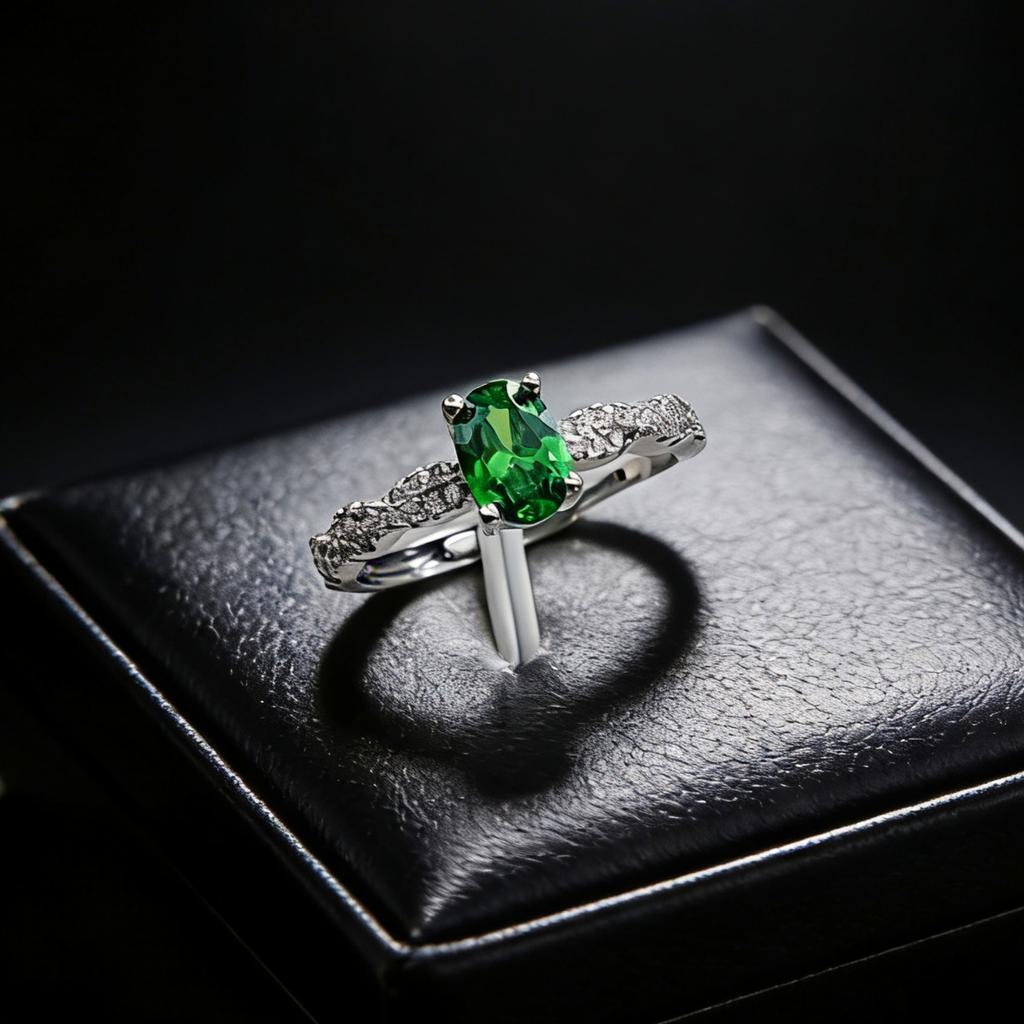 5 * 7 Coconut Round Ruby And Sapphire Ring, Light Luxury High-End Twist Colored Treasure Ring