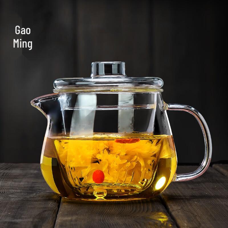 Gaoming Heat-Resistant Glass Penguin Teapot