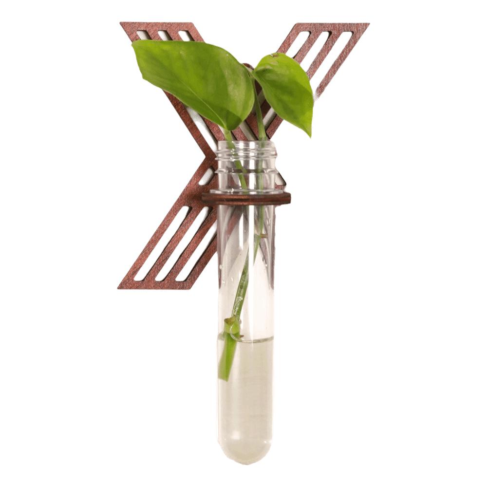 Home Ornaments Hydroponic Planter Shelf Wooden Wall Decoration Wall Mounted Planter Plant Lover