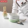 Set Matcha Japonez 1-7 BUC cu Bol Ceramic, Tel de Bambus pentru Matcha și Linguriță pentru Ceai pentru Unelte și Accesorii DIY pentru Prepararea Ceaiului