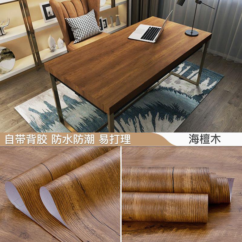 Lățime 90CM Mobilier cu aspect de lemn Autocolant de perete din vinil impermeabil Tapet autoadeziv Autocolant renovare ușă dulap de bucătărie