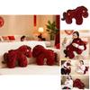 Chinese New Year Horse Plush Toy Sofa Cushion With Pp Cotton Filling For Living Room Decor