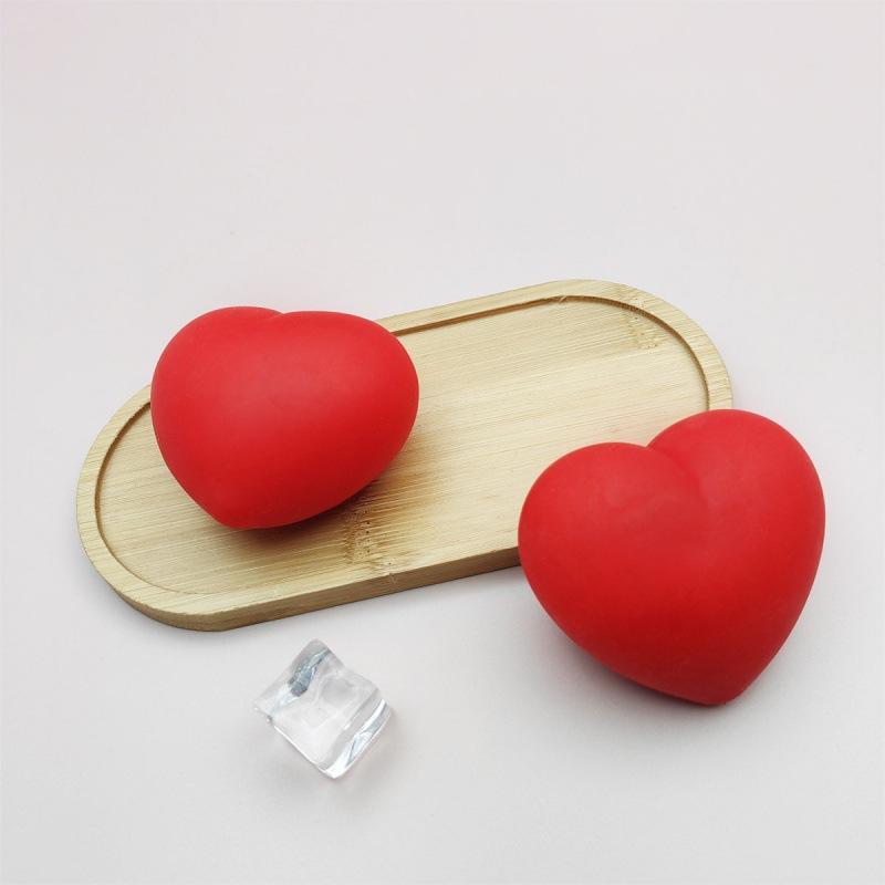 

1/4pcs Cute Heart Squeeze Ball for Stress Relief, Soft Fidget Gift for Adults &Friends, Party Favor, Office Desk Toy Alternative