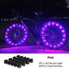 NEW Colorful Rainproof LED Bicycle Wheel Lights Front and Rear Spoke Lights Cycling Decoration Tire Strip Light Accessories 7