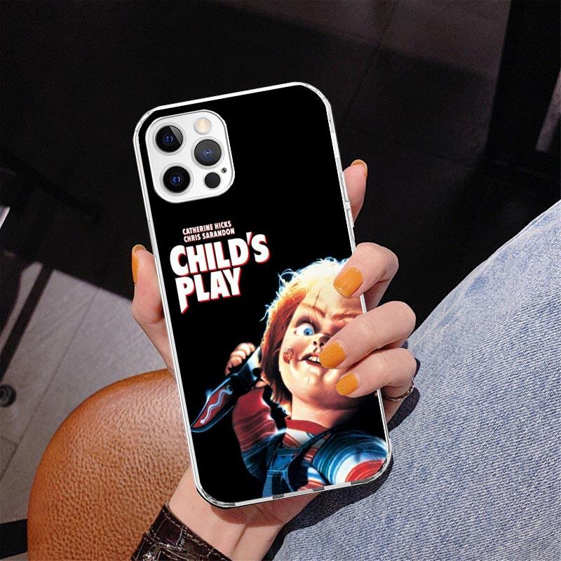 Chucky Child's Play Phone Case For iPhone 17 Air 16 Pro Max 16E 15 + 14 Plus 11 12 13 Mini 7 8 SE Gift Print Cover Fundas 17 Air