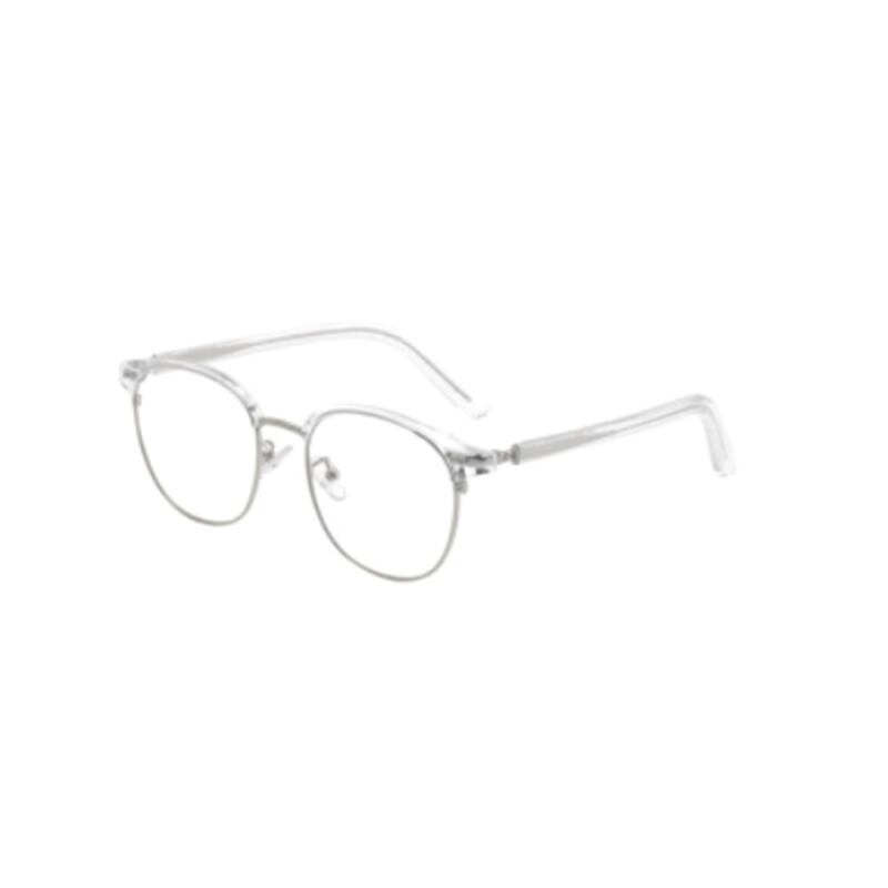 

Unisex Retro Style Steel PVC Glasses Jelly Dark Purple-Coffee