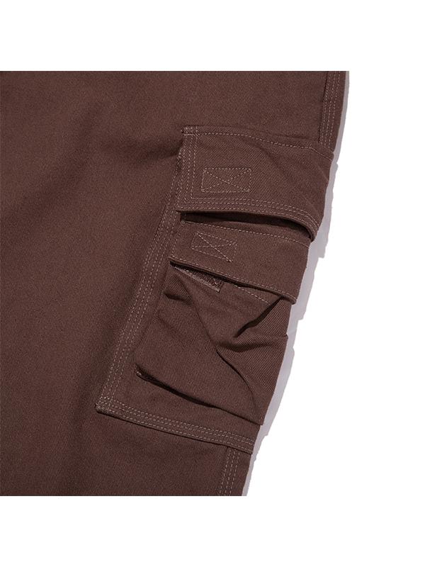 KIRSH Utility Cargo Cotton Pants [Brown]