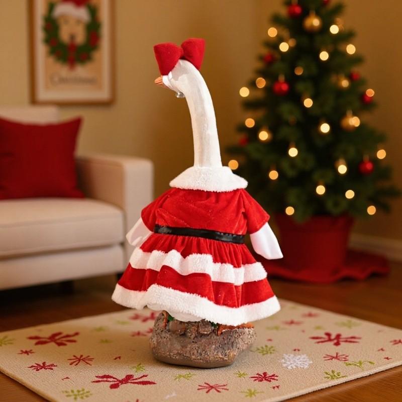Classic Christmas Porch Goose Decoration Dress-up Shirt