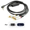 AV RCA 3RCA Ypbpr 5RCA Cable for PSP 2000 3000 Game Console Connect TV Audio and Video Wire Plug Adater Extend Line Length 3m