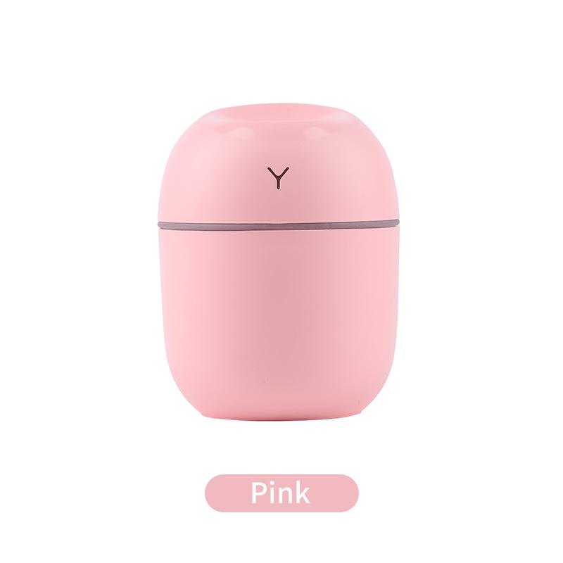 

Портативный мини-увлажнитель H2o объемом 220 мл, распылитель, диффузор для аромамасел, двойное увлажнение, автомобильный USB увлажнитель в форме яйца с цветной светодиодной подсветкой