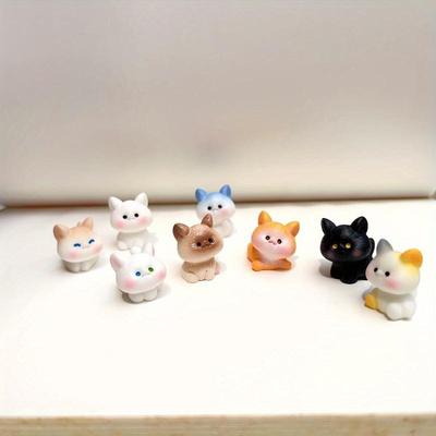 Mikro Peizažas Animacinis Mielas Gyvūnas Pasidaryk Pats Dekoravimo Aksesuarai Stalo Automobilio Ornamentai