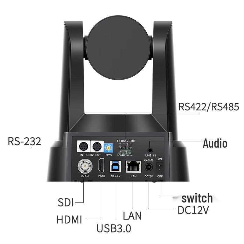 Sunview SH-UK10AS 4K AI Tracking 20x PTZ Video Conference Camera (CN version)