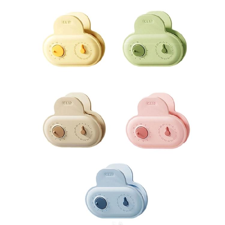 

5 Piece Magnetic Food Snacks Bag Storage Clips Date Tracking Strong Holding Kitchen Accessories Refrigerator Organizers 1