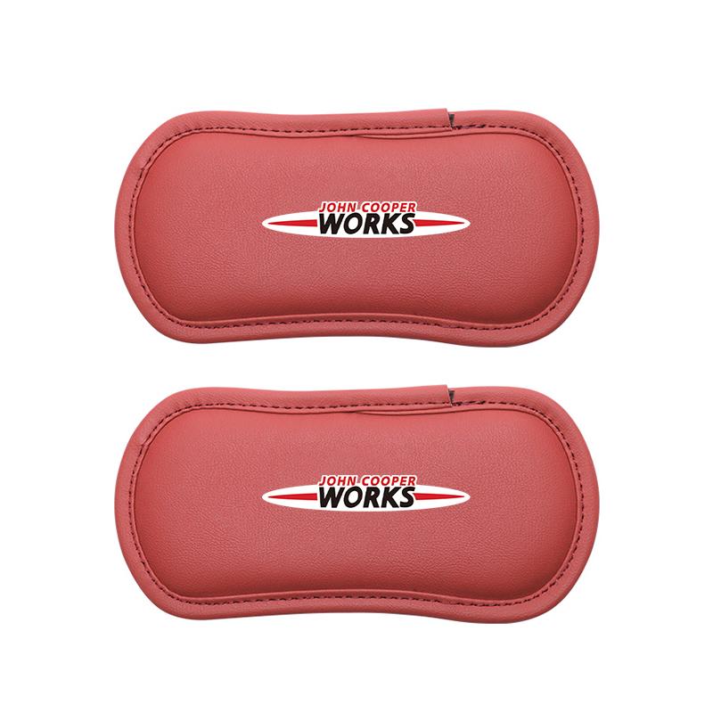Car Interior Leg Knee Rest Pads Leather Cushion For MINI WORKS One Cooper JCW Countryman Clubman Cabrio Paceman Coupe Roadster