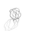 New Silk Scarf Buckle Simple Line Alloy Versatile Hijab Ring Headband Fixing
