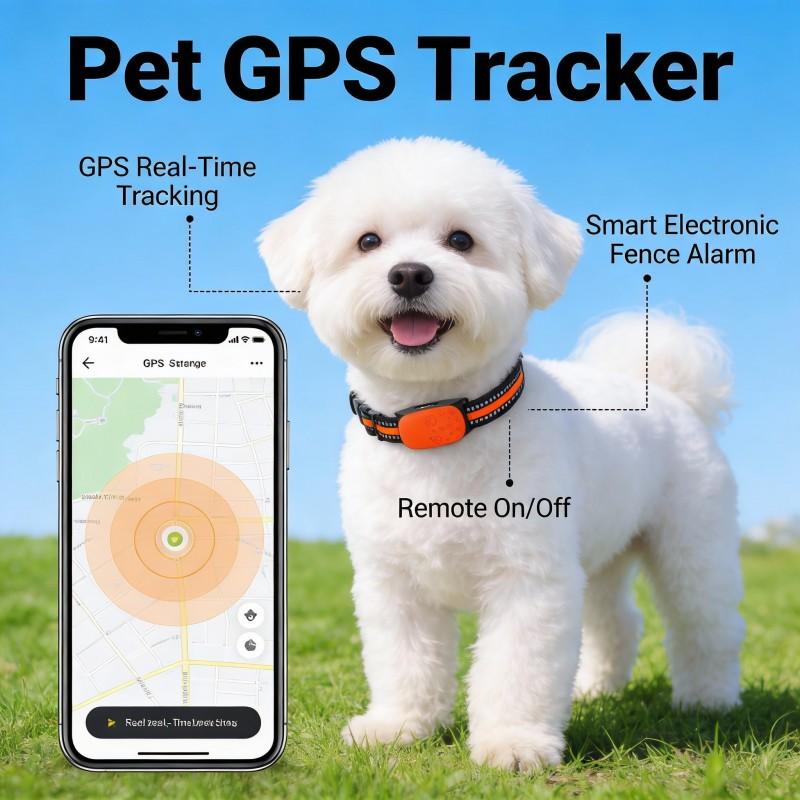 4G husdjurs-GPS-lokalisator Hund katt anti-förlust artefakt Beidou halsbandslokalisator spårningsartefakt spårare spårare