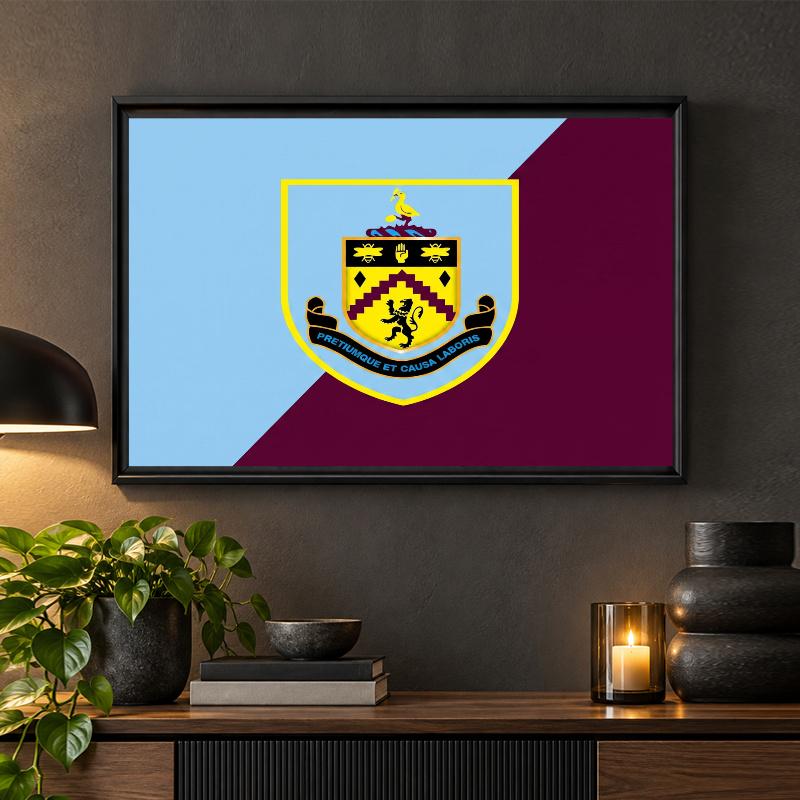 Burnley Football Diamond Painting Kit 5D Full Drill DIY Diamond Mosaic Wall Art Home Decor