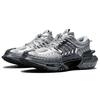 Li Ning Xuan Kong Slay Fabric Synthetic Leather Reflective Non-Slip Wear-Resistant Low-Top Sports Casual Shoes Men Sneakers Gray Silver AZGS019-2