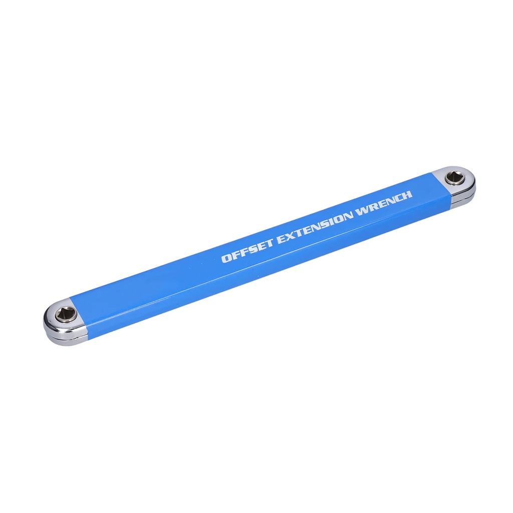 Extension Wrench Set High Carbon Steel Offset Ratchet Spanner Extender with Adapters Socket Ratchet Wrench Extender