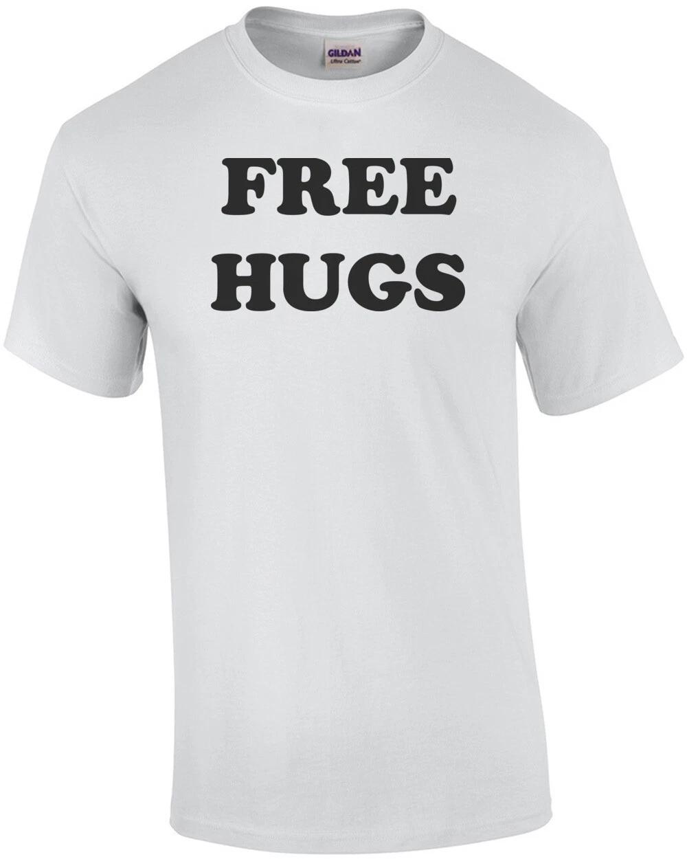 FREE HUGS - Funny T-Shirt M