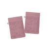 Lot de 2 gants de toilette 15 x 21 cm Lilas rose