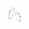 Süßes Katzen Hunde Paar Ringe Herren Damen Verstellbarer Offener Ring Minimalistischer Modeschmuck