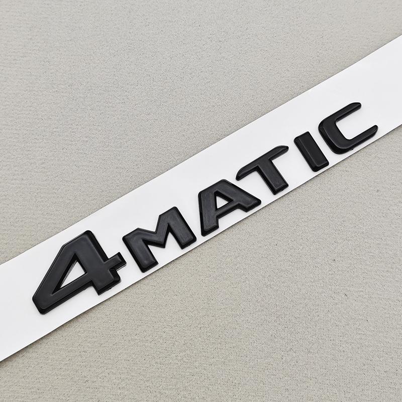 3D ABS Chrome Car Letters Logo A45 A45 S TURBO 4MATIC Stickers Rear Trunk Emblem Badge For Mercedes Benz AMG A45 A45S W177 W176