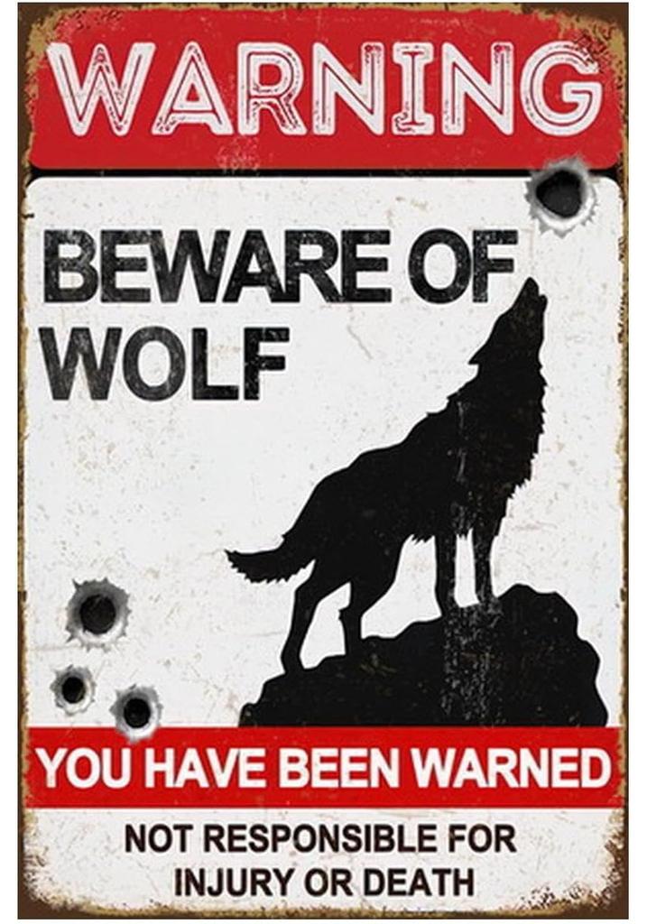 Funny Dark Humor Beware Sign No Soliciting Wall Decor Yard Garden Plaque Outdoor for Home Fence