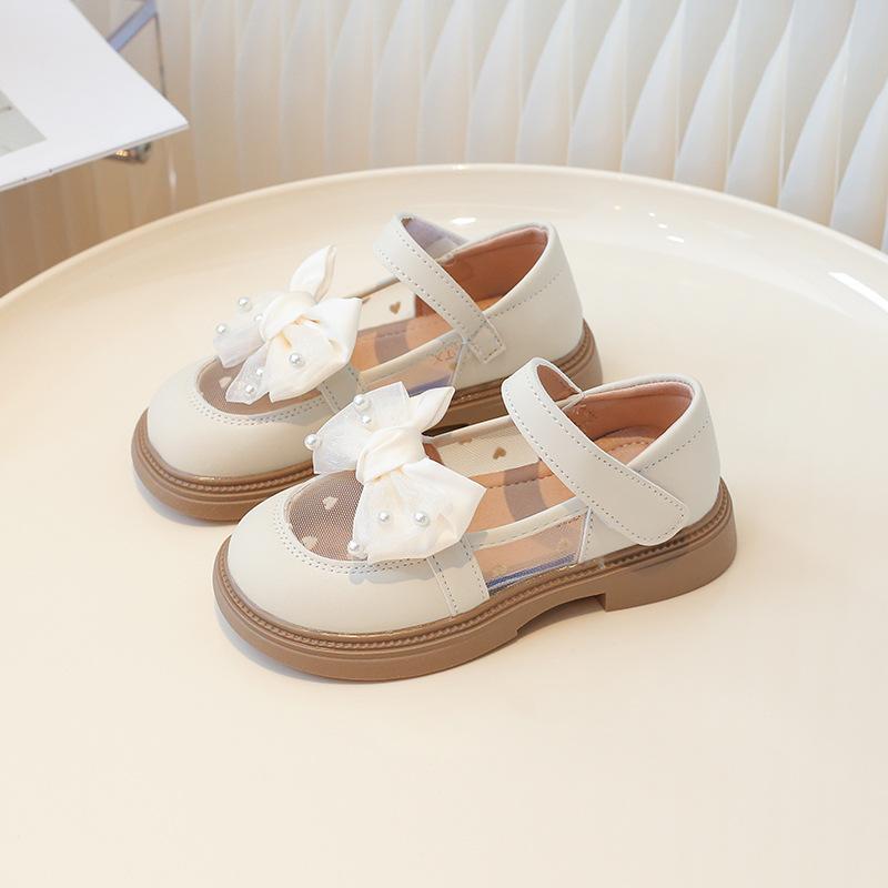 

Весна и Лето Новая Мода Девочки Удобная Мягкая Подошва Повседневная Кожаная Обувь 36 бежевый