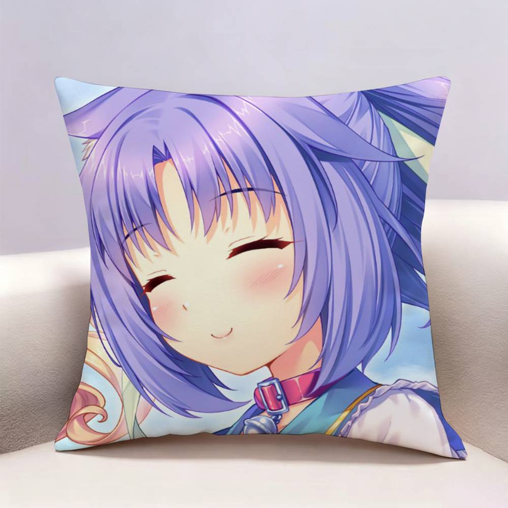 NEKOPARA Anime Game Doublesided print Pillow Case for Sofa Living Room Home office Decor Protective Cover