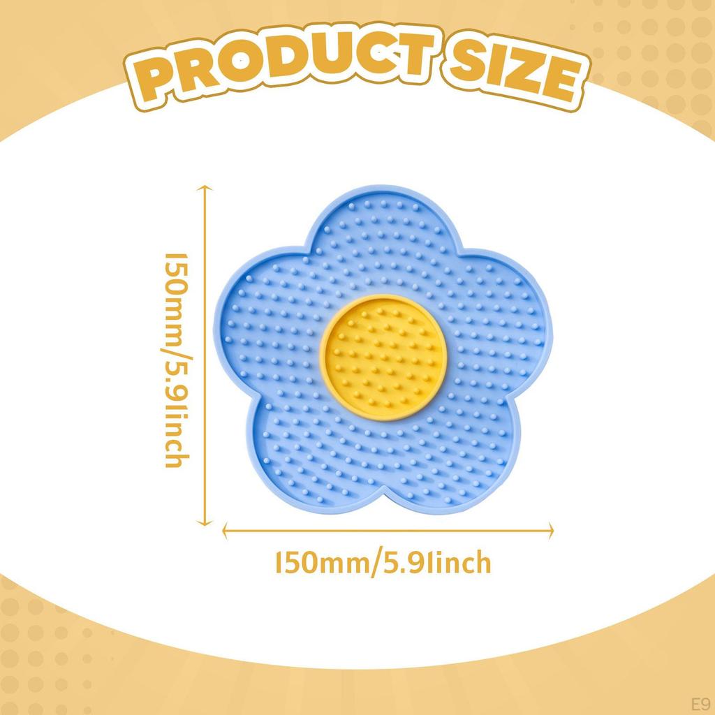 Dog And Cat Lick Mat with Suction Cups, Puppy Bowl, Peanut Butter Pad, Mat, Slow Feeder for