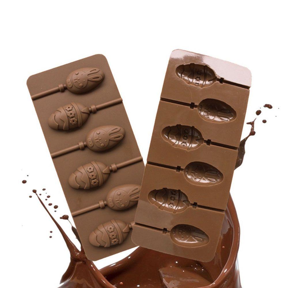 Gum Decorating Tools Cake Chocolate  Soap Chocolate Mould Lollipop Mold Bakeware Easter Mold