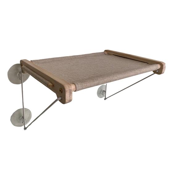 

Складной кошачий гамак с большой грузоподъемностью, съемное кошачье гнездо на присоске бежевый