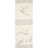 YamamotoJin Fuwari Tenugui Double Gauze Hand Towel 100% Cotton Gray 32x89cm
