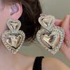 Personalized Vintage Drop Earrings for Women Heart Shape Exaggerated Irregular Drop Earrings Chic Party Jewelry Gift Accessories