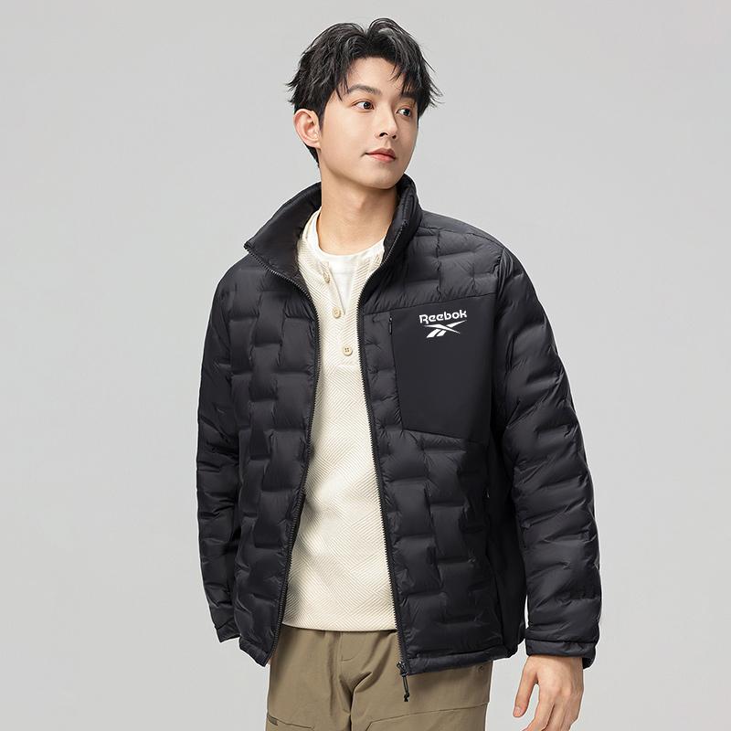 Reebok Down Jackets Unisex Stand Collar Lightweight Quilted Down Jacket 25SRM662U