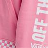 Vans Central Checkerboard Letter Print Hoodie Unisex Hoodies Pink VN0A3UMYUV6